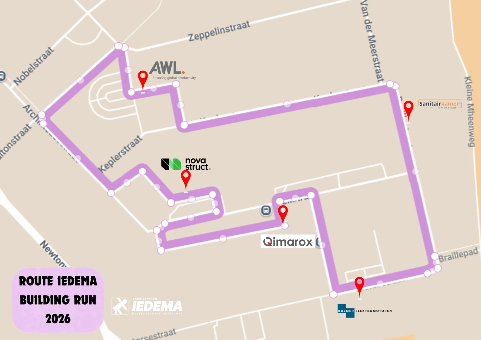 Iedema Building Run Route